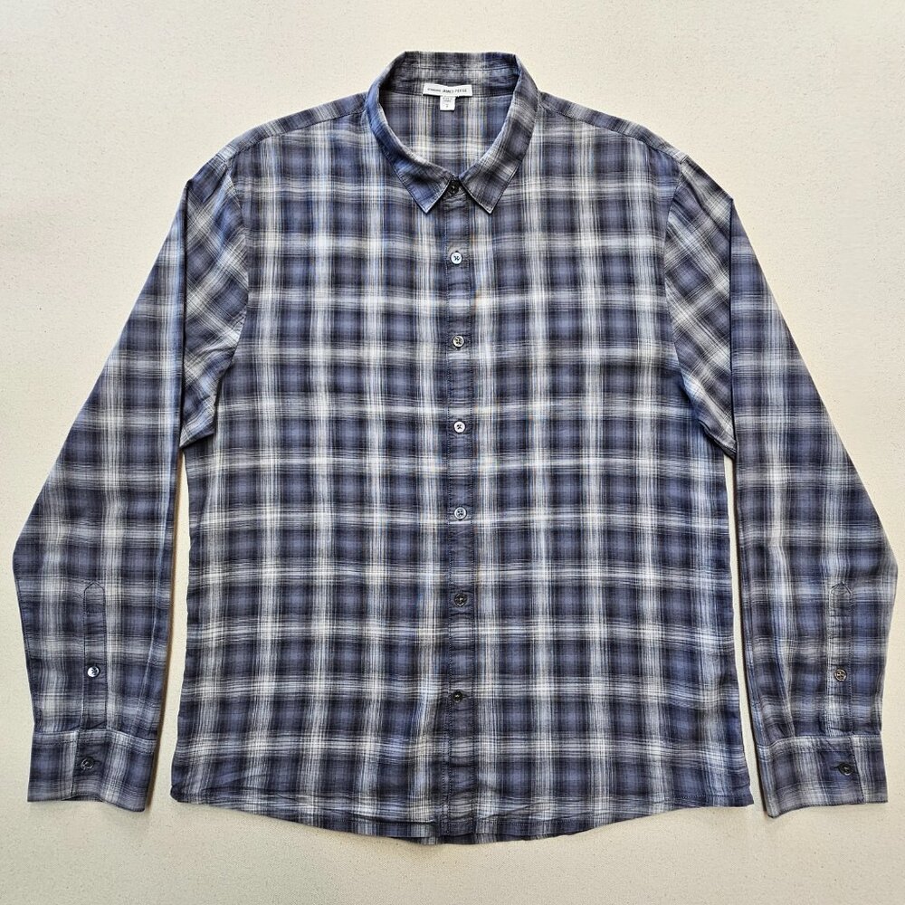 James Perse Standard Button Down M 2 - image 2